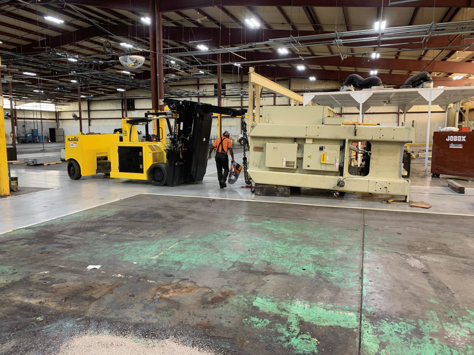 Large Equipment Movers for Manufacturing Plants - Alltracon Machinery ...