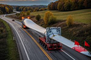 Heavy Equipment Moving for Renewable Energy Projects