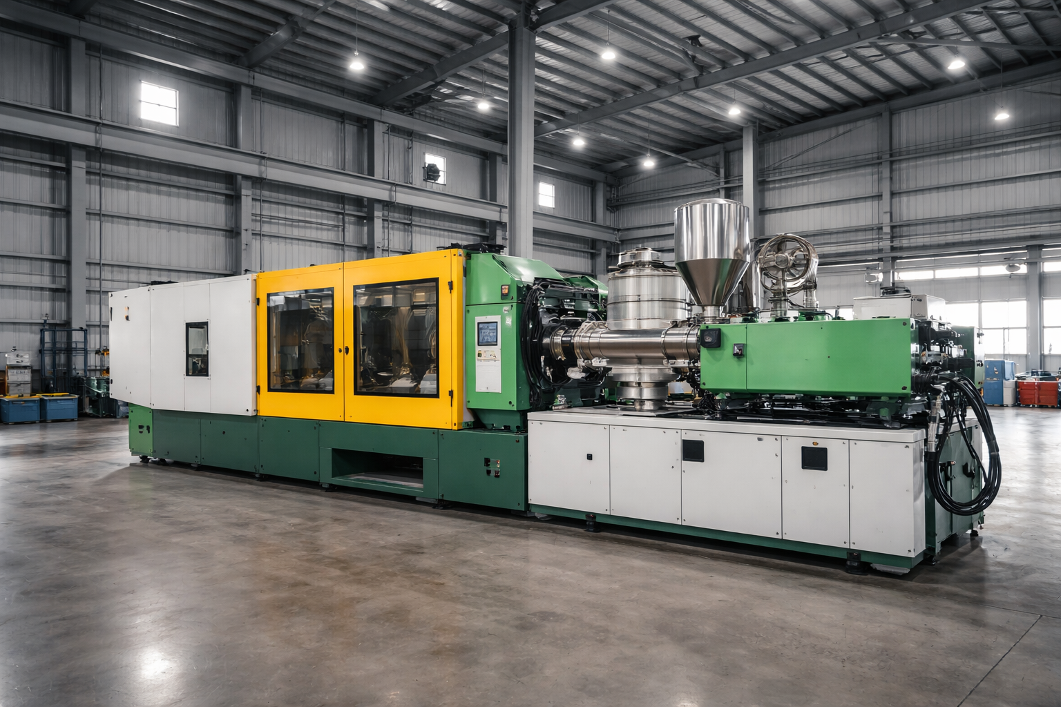 How Professionals Move Large Injection Molding Machines Using Cranes ...