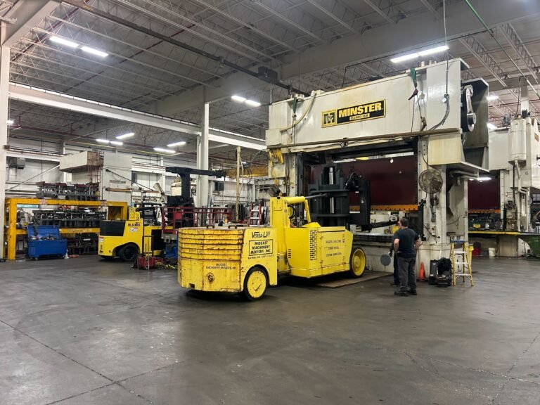 Moving a Metal Stamping Press Safety, Planning, and Execution