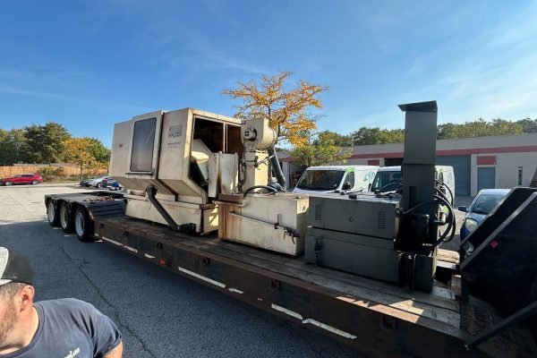 Heavy Lathe Machine Transport and Rigging