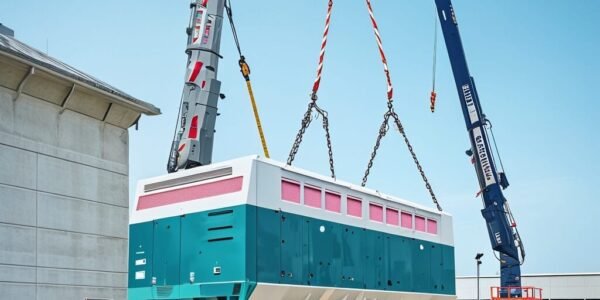 Loading & Unloading Heavy Industrial Equipment in Oberlin, Ohio
