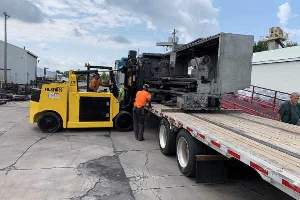 RelocationSkidding of Commercial Laminating Machine