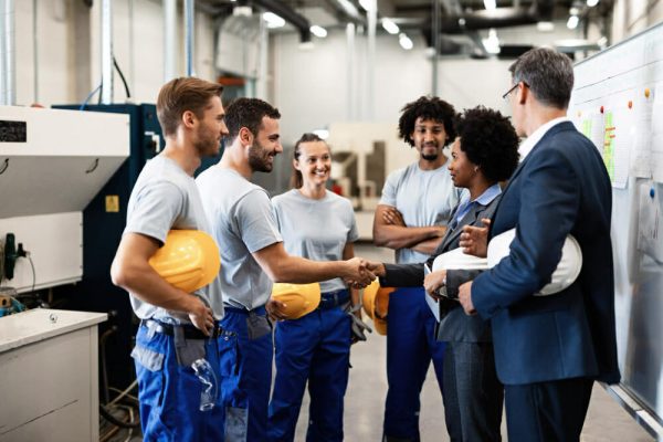 industry relocation service workers starting their work - adapting businesses-with cutting edge-relocation services